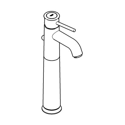 GROHE 32868000 - Umyvadlová baterie BAUCLASSIC DN 15 lesklý chrom