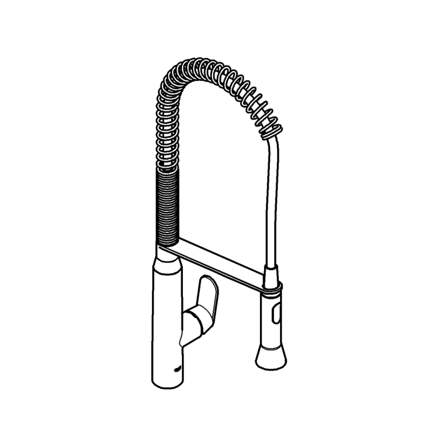 GROHE 32950000 - Dřezová baterie K7 lesklý chrom