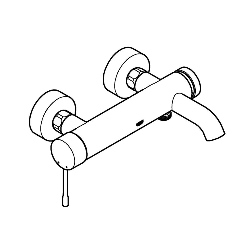 GROHE 33624GN1 - Vanová baterie ESSENCE 193 mm zlatá