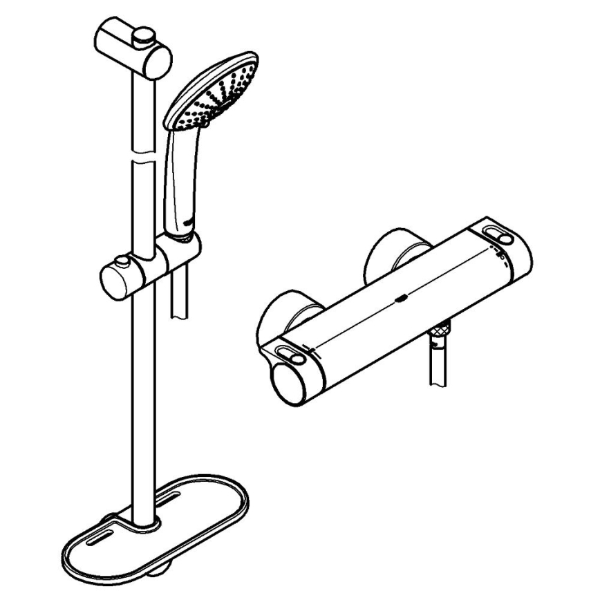 GROHE 34195001 -Termostat. baterie GROHTHERM 2000 s EUPHORIA 110 soupravou chrom