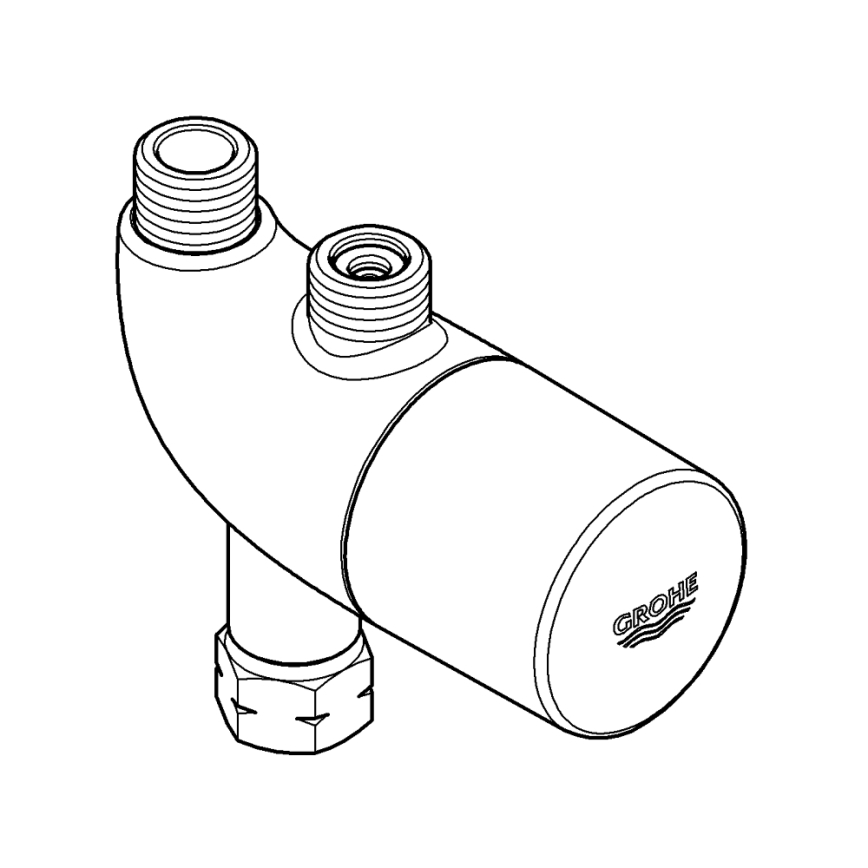 GROHE 34487000 - Termostatická ochrana proti opaření GROHTHERM MICRO chrom