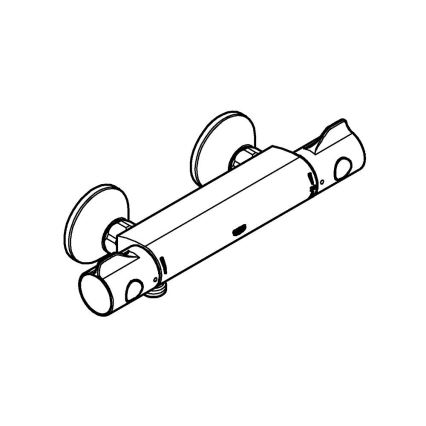 GROHE 34558000 - Termostatická sprchová baterie GROHTHERM 800 DN 15 lesklý chrom