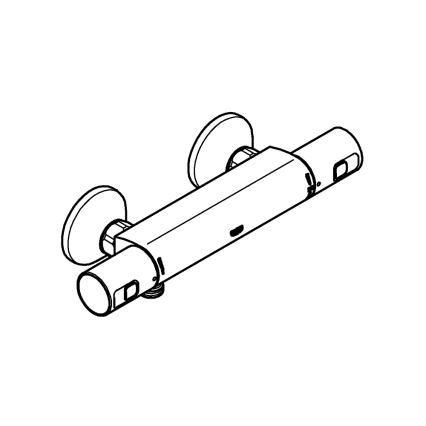 GROHE 345942430 - Termostatická sprchová baterie PRECISION START DN 15 černá