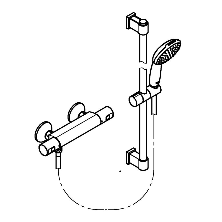 GROHE 34597001 - Termostatická sprchová baterie PRECISION START DN 15 chrom