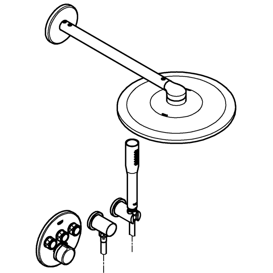 GROHE 34709000 - Sprchový set SMARTCONTROL Perfect lesklý chrom