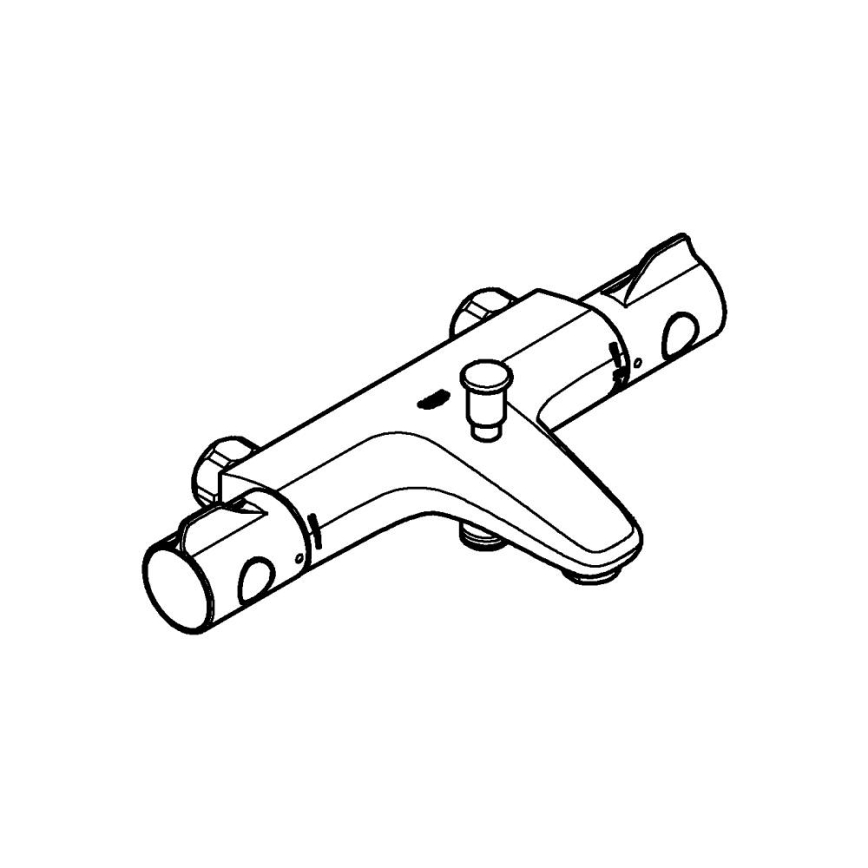 GROHE 34754000 - Termostatická vanová baterie GROHTHERM 800 DN 15 lesklý chrom