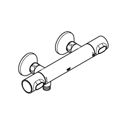GROHE 34840000 - Termostatická sprchová baterie PRECISION DN 15 lesklý chrom