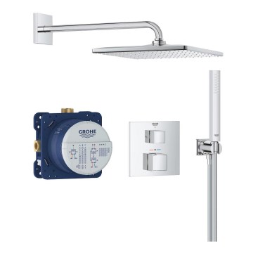 GROHE 34879000 - Podomítkový sprchový systém PRECISION CUBE 310 × 310 mm chrom