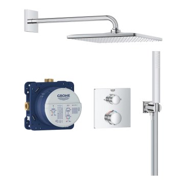 GROHE 34881000 - Podomítkový sprchový systém PRECISION 310 × 310 mm lesklý chrom
