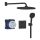 GROHE 348822430 - Sprchový set PRECISION 250 × 250 mm černá