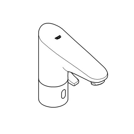 GROHE 36207001 - Elektronická umyvadlová baterie EUROPLUS E DN 15 lesklý chrom