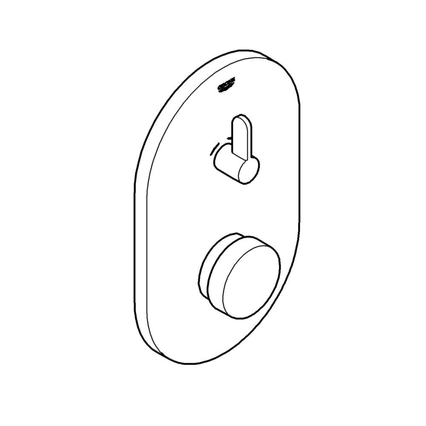 GROHE 36321000 - Samouzavírací sprchová baterie EUROSMART COSMOPOLITAN T chrom