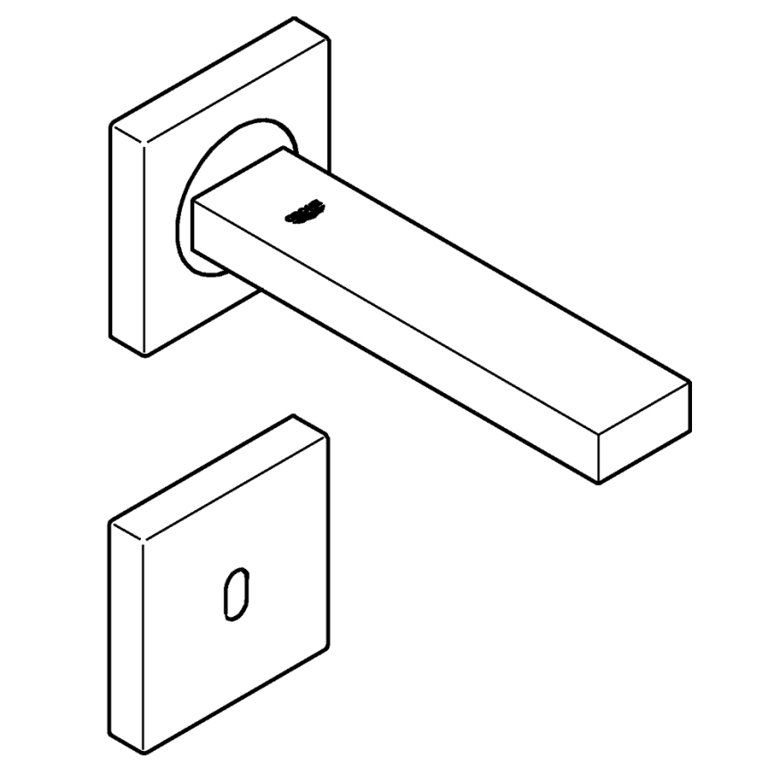 GROHE 36442000 - Infra elektronická baterie EUROCUBE E lesklý chrom