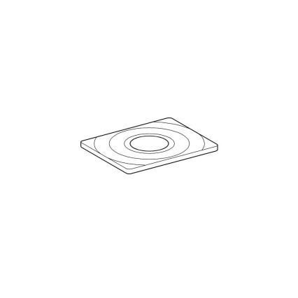 GROHE 37063SH0 - Ovládací tlačítko SURF 156 × 197 mm bílá