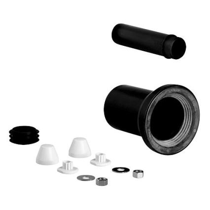 GROHE 37311K00 - Přívodná a odvodná souprava pro WC 150 mm černá