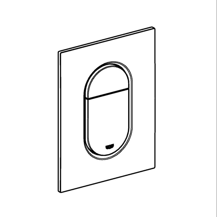 GROHE 37624DA0 - Ovládací tlačítko 130 × 172 mm bronzová