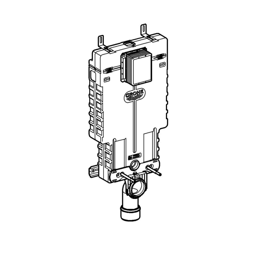 GROHE 38643001 - Modul pro WC UNISET 830 × 480 × 130 mm bílá