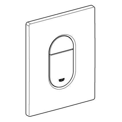 GROHE 38844000 - Splachovací tlačítko ARENA COSMOPOLITAN 156 × 197 mm chrom