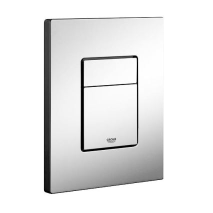 GROHE 38966000 - Ovládací tlačítko EVEN 156 × 197 mm lesklý chrom