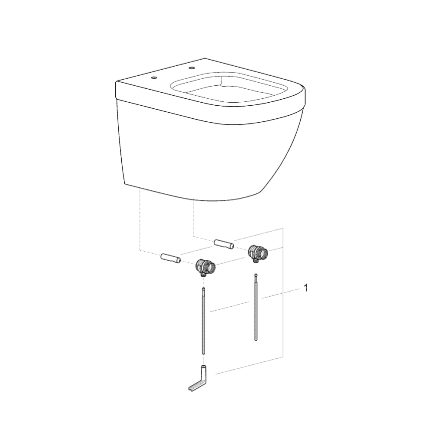 GROHE 39206000 - Závěsné WC EURO CERAMIC 49 cm keramika/bílá