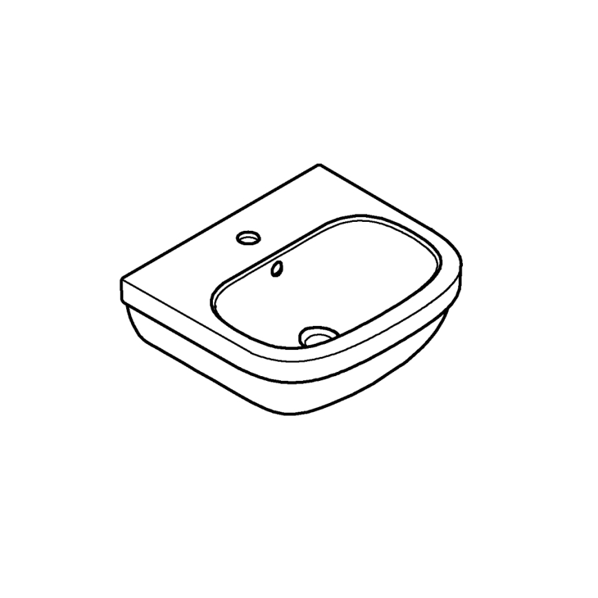 GROHE 39324000 - Umývátko EURO CERAMIC 450 × 400 mm keramika/bílá