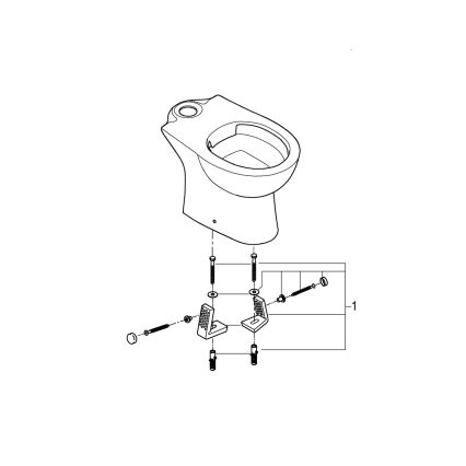 GROHE 39349000 - Stojící mísa BAU CERAMIC 356 × 600 × 400 mm keramika/bílá