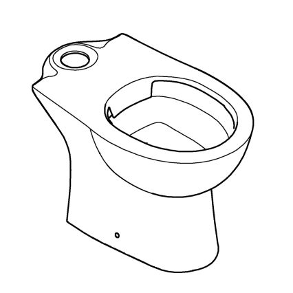GROHE 39349000 - Stojící mísa BAU CERAMIC 356 × 600 × 400 mm keramika/bílá