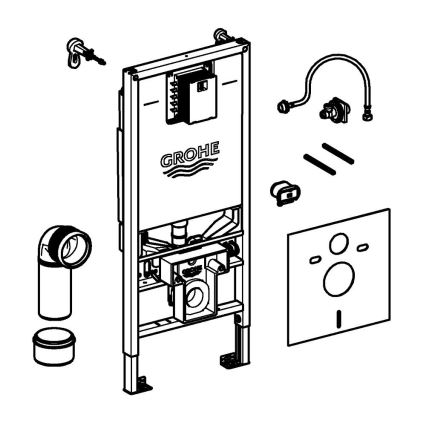 GROHE 39598000 - Modul pro závěsné WC RAPID SLX 1,13 m bílá