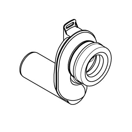 GROHE 39732000 - Pisoárový sifon BAU CERAMIC O 50 mm bílá