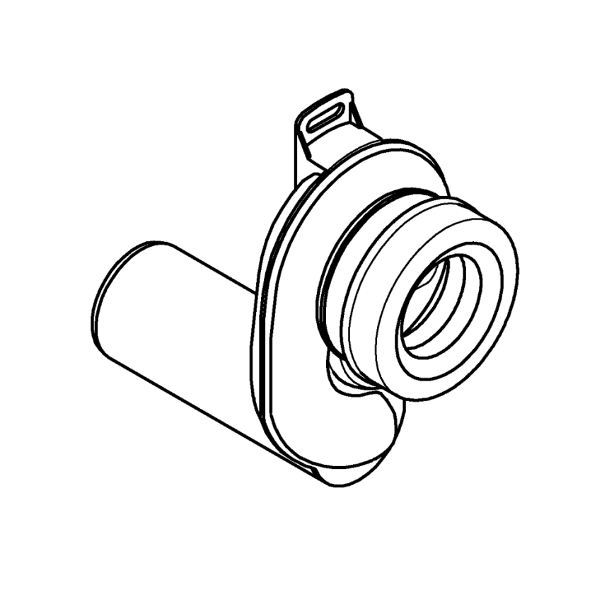 GROHE 39732000 - Pisoárový sifon BAU CERAMIC O 50 mm bílá