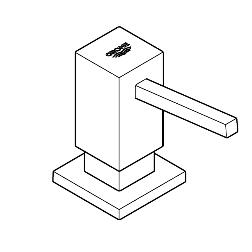 GROHE 40535GL0 - Dávkovač mýdla COSMOPOLITAN 500 ml zlatá