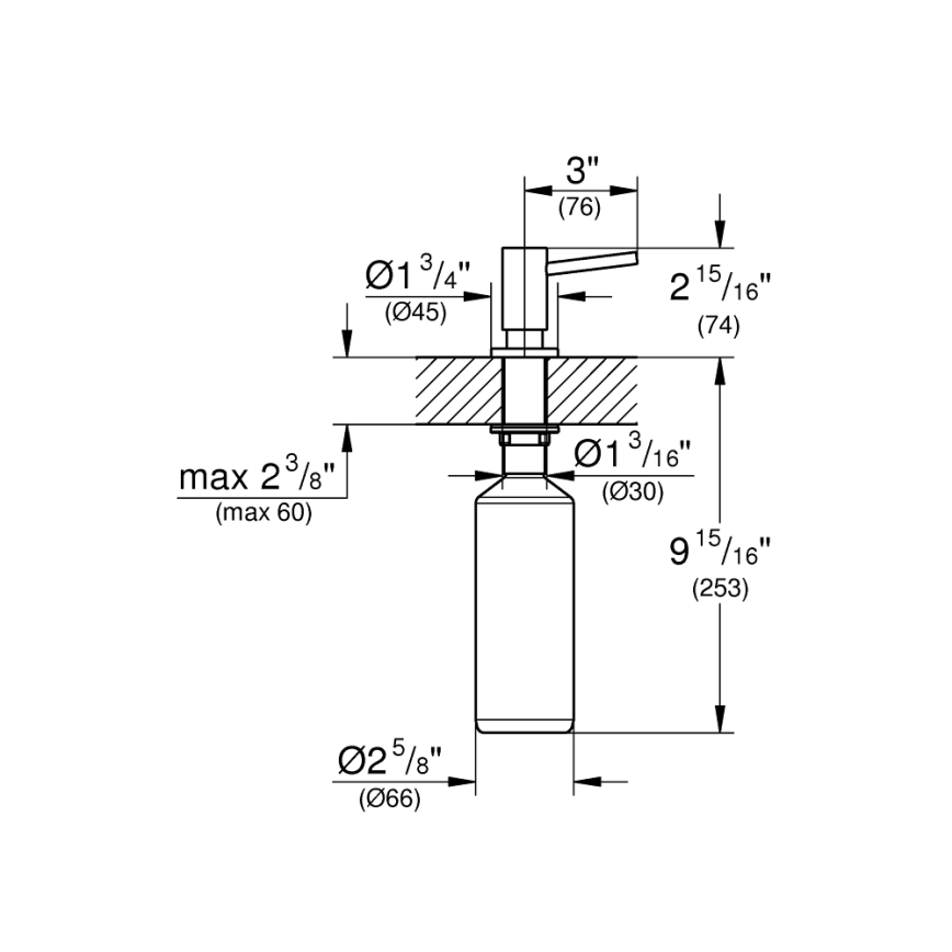 GROHE 40535GL0 - Dávkovač mýdla COSMOPOLITAN 500 ml zlatá