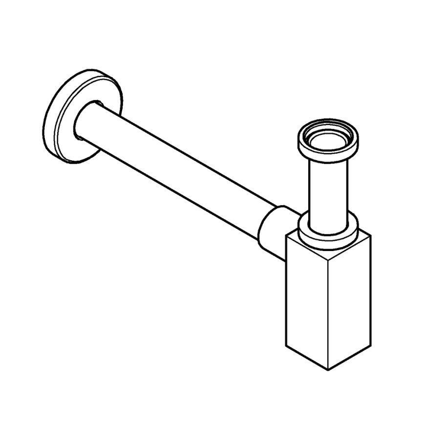 GROHE 40564A00 - Sifon SIFONY grafit