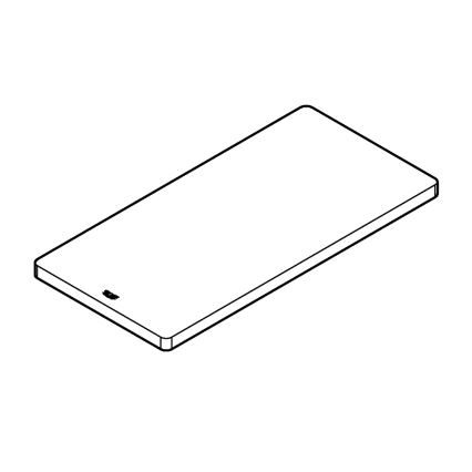 GROHE 40751HV0 - Prkénko na krájení 490 × 240 × 19 mm nerez