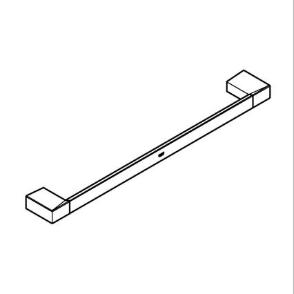 GROHE 40767000 - Držák na osušky SELECTION CUBE 500 mm lesklý chrom