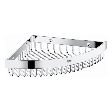 GROHE 40809000 - Drátěný mýdelník SELECTION CUBE 20 × 20 cm lesklý chrom