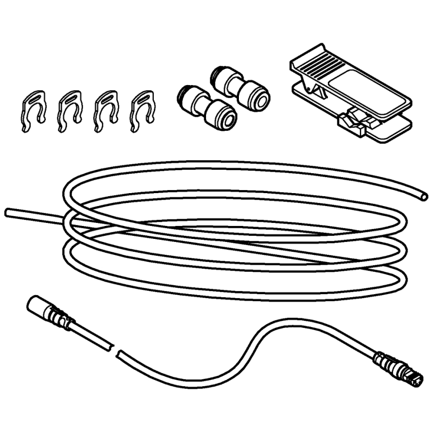GROHE 40843000 - Prodlužovací set BLUE lesklý chrom