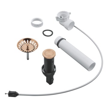 GROHE 40986DL0 - Odtoková souprava pro kuchyňské dřezy pr. 35 mm měděná