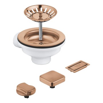 GROHE 40996DL0 - Odtoková souprava pro kuchyňské dřezy měděná