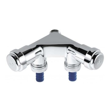 GROHE 41022000 - Dvojitý ventil EGGEMANN DN 15 lesklý chrom