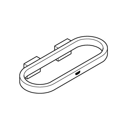 GROHE 41035000 - Držák na ručníky SELECTION 200 mm lesklý chrom