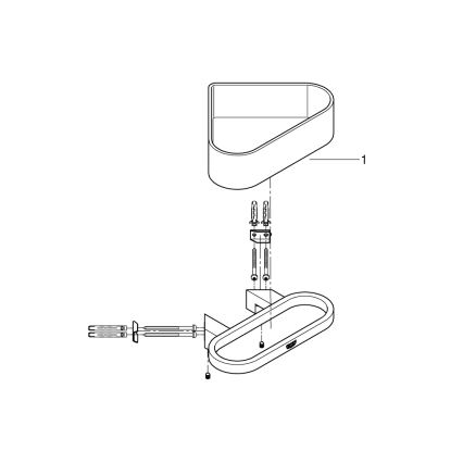 GROHE 41038000 - Rohová sprchová vanička SELECTION lesklý chrom