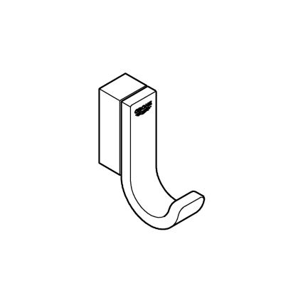 GROHE 41039DA0 - Háček na koupací plášť SELECTION měděná