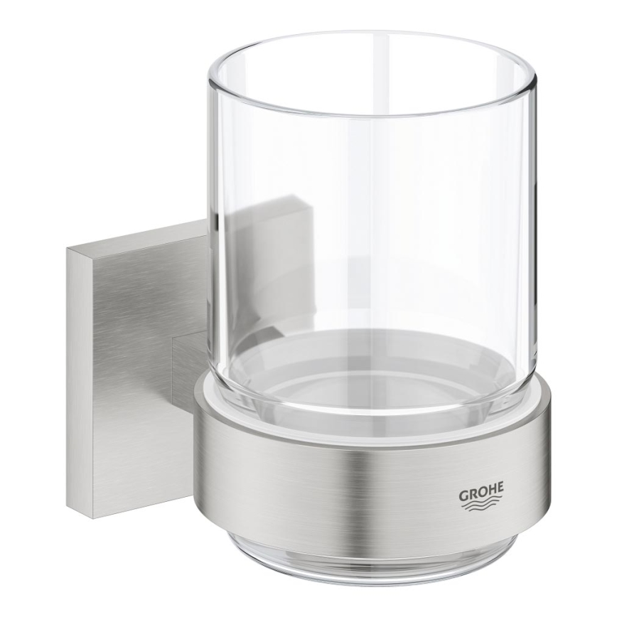 GROHE 41097DC0 - Sklenička s držákem START CUBE nerez
