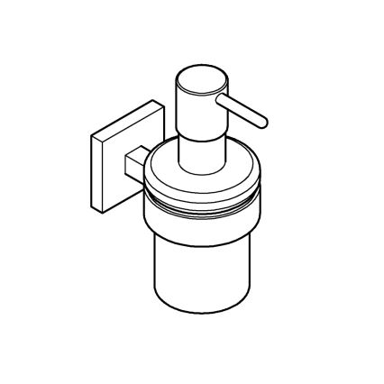 GROHE 41098000 - Dávkovač tekutého mýdla START CUBE 160 ml lesklý chrom