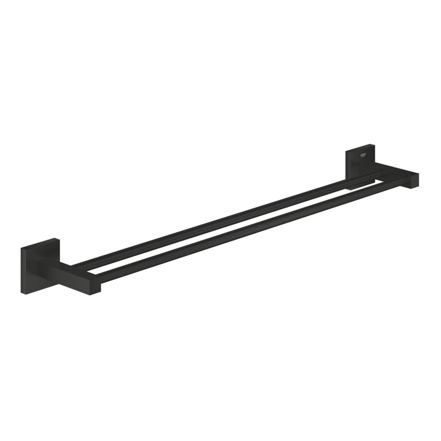 GROHE 411042430 - Dvouramenný držák na ručníky START CUBE 654 mm černá