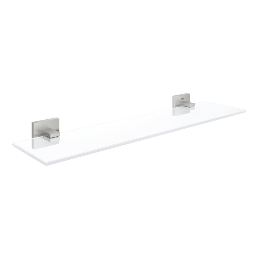 GROHE 41109DC0 - Skleněná polička START CUBE 530 mm nerez