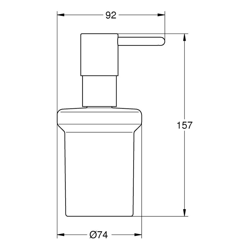 GROHE 411882430 - Dávkovač mýdla START 160 ml nerez
