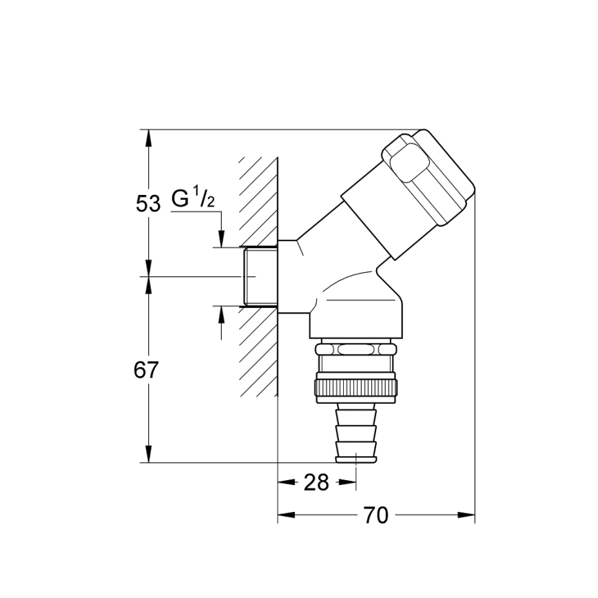 GROHE 41190000 - Kombinace armatur DN 15 lesklý chrom
