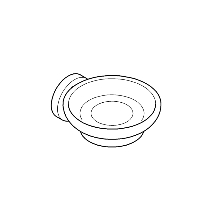 GROHE 411932430 - Miska na mýdlo START černá